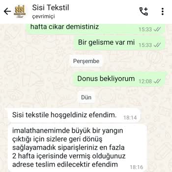50 Kg İp Siparişi 1 Ayı Geçti Hala Gelmedi