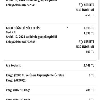 Eksik Ürün Ve İletişim Sorunları