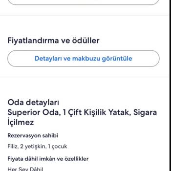Yanıltıcı Rezervasyon Bilgisi