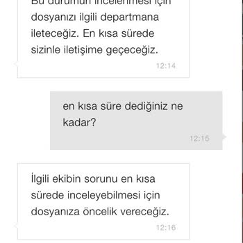Zara Canlı Destek Hattında Yarım Kalan İletişim