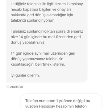 Hepsipay Numara Güncelleme Sorunu Ve İletişim Eksikliği