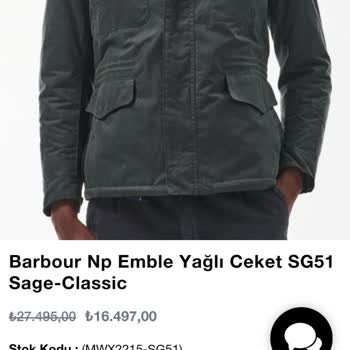 Barbour Optimum AVM'de Yanlış Beden Ve Değişim Sorunu