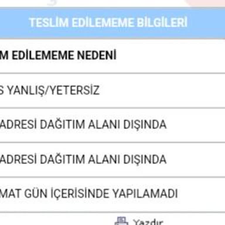 Teslim Edilmeyen Kargo Ve Yanıltıcı Bilgilendirme