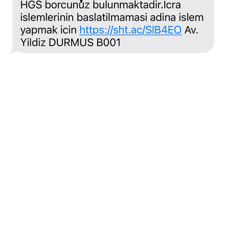 HGS Sahte Borç Ve İcra Tehdidi