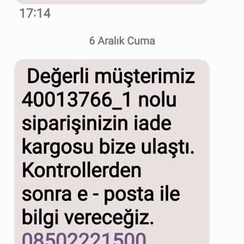 İade Talebinin Reddedilmesi Ve Müşteri İletişimsizliği