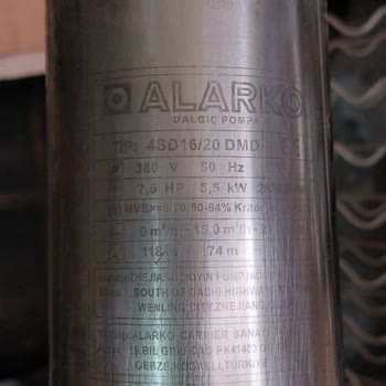 Yedek Parça Bulunamıyor: Alarko Dalgıç Pompa Sorunu