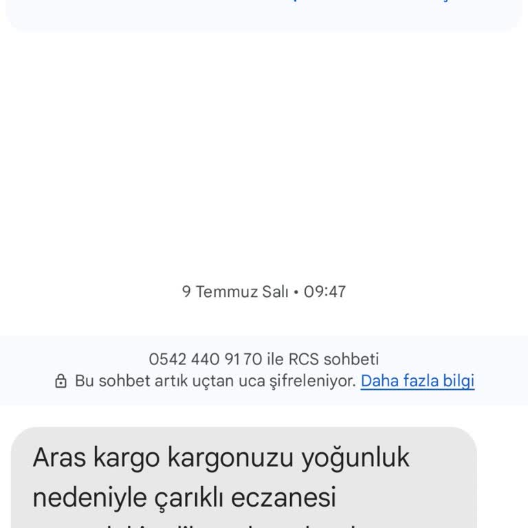 Aras Kargo Bağlar Şubesi'nde Süregelen Sorunlar