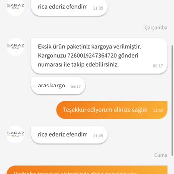 Teslim Edilmeyen Halı Ve Yanıltıcı Kargo Bilgisi