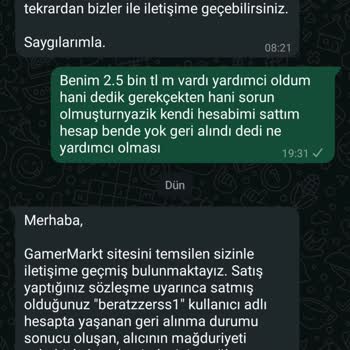 Hesap Satışında Yaşanan Haksız İcra Ve Tehditler