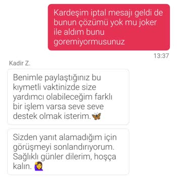Joker İndirimi Ve Müşteri Hizmetleri Sorunu