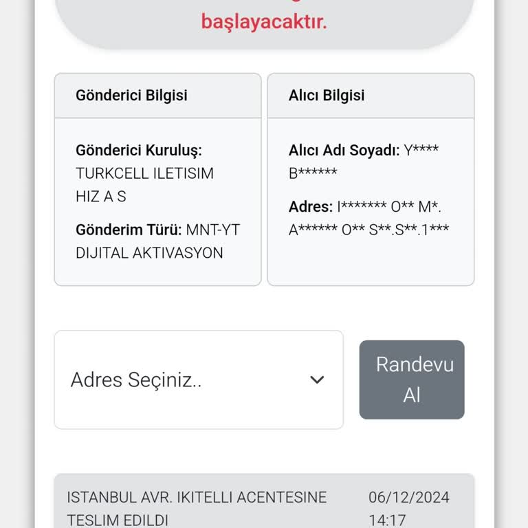 Kuryenet İle Teslimat Sorunu Ve Turkcell Hayal Kırıklığı