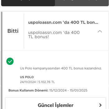 Yanlış Yansıyan Bonuslar Ve İade Edilmeyen Para Puanlar