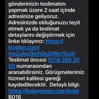 Teslim Edilmeyen Kargo Ve İlgisiz Müşteri Hizmetleri