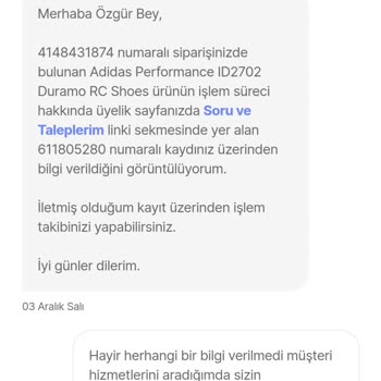 Yanlış Teslimat Ve İade Sorunu