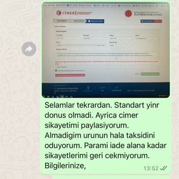Sipariş Verip Ne Ürünü Ne De Parayı Alabildim!