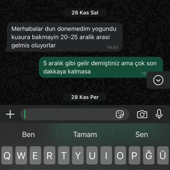 Sipariş Gecikmesi Ve İletişim Sorunları
