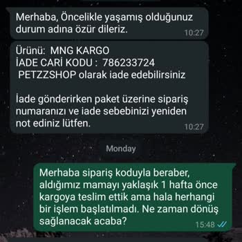 Yırtık Paket Ve İade Sürecindeki Gecikme