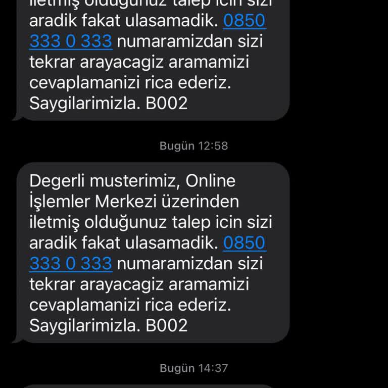 Müşteri Hizmetlerine Ulaşamama Sorunu