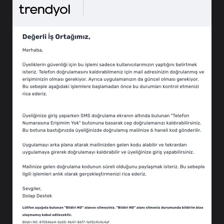 Hesap Erişimi İçin Destek Eksikliği