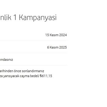 Vodafone Kasım Fırsatları Paket Fiyatı Hakkında Hayal Kırıklığı Ve Düzeltme Talebi