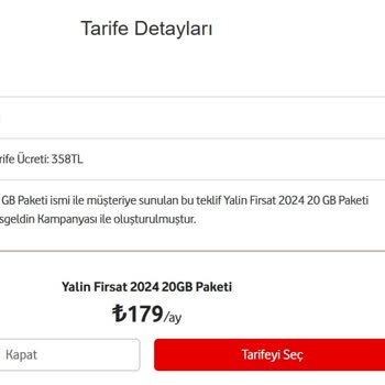Vodafone Kasım Fırsatları Paket Fiyatı Hakkında Hayal Kırıklığı Ve Düzeltme Talebi