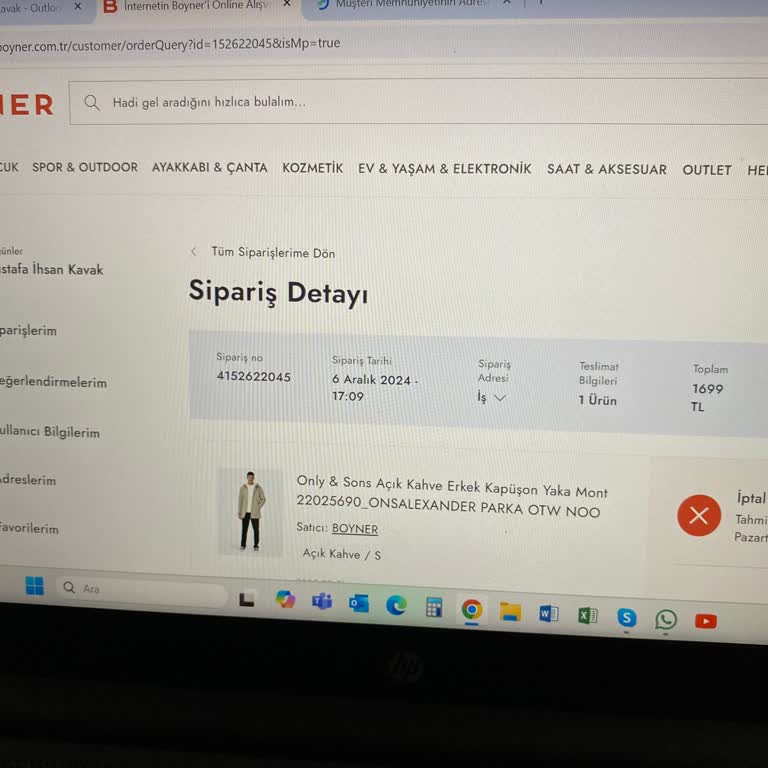 Boyner'de Stok Ve Sipariş Sorunları