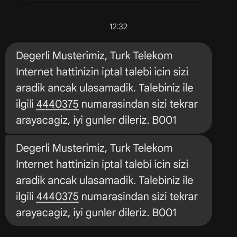 Türk Telekom'un Israrlı Aramaları: Abonelik İptalinde Yaşanan Sorun