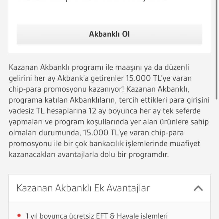 Mevcut Müşterilere Sunulmayan Banka Kampanyaları