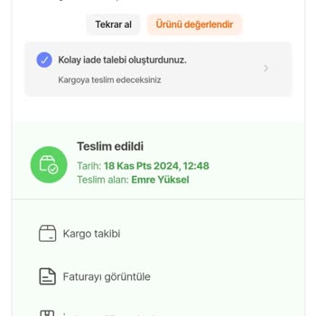 Hasarlı Ürün Ve İade Sürecinde Sorunlar Yaşıyorum
