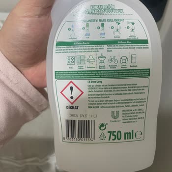 Cif Köpük Sprey Kullanımı Sonrası Cilt Tahrişi