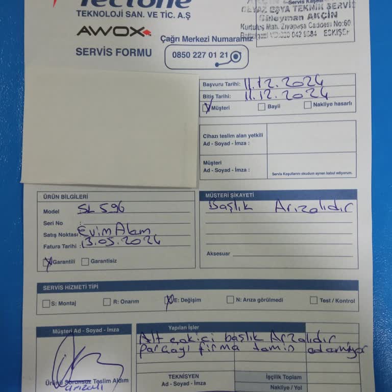 Awox Süpürge Arızası Ve Müşteri Hizmetleri Sorunu