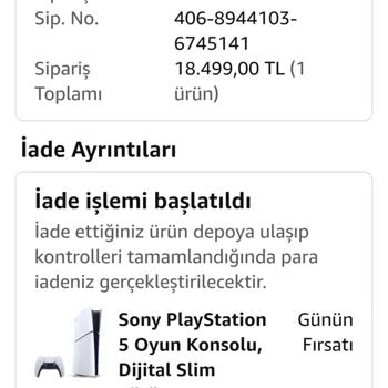 Amazon'dan Alınan Çizikli PlayStation 5 Ve İade Sorunu