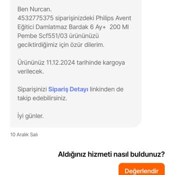 Hepsiburada'da Siparişim Teslim Edilmiyor