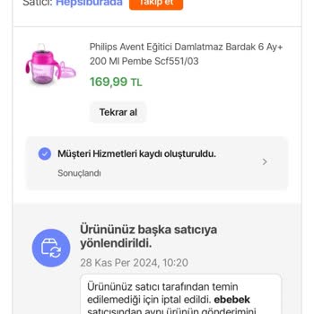 Hepsiburada'da Siparişim Teslim Edilmiyor