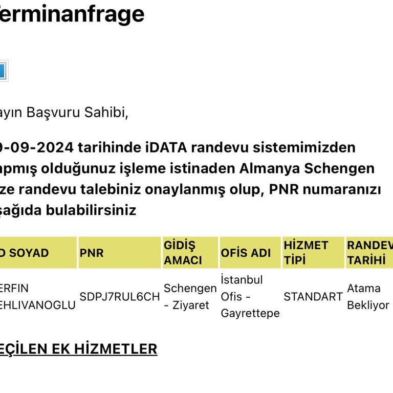 Adaletli Randevu Dağıtımı Talebi