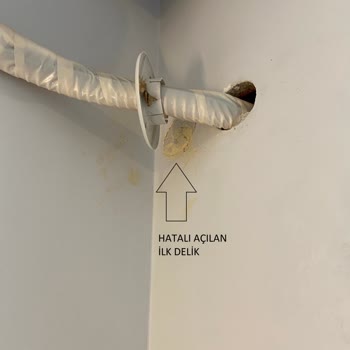 Baymak Klima Montajında Yapılan Hata Duvarıma Zarar Verdi