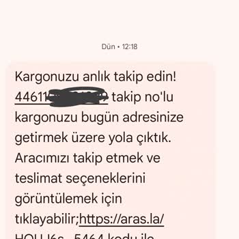Aras Kargo Kargomun Teslimatı Sürekli Gecikiyor