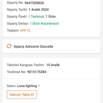 Trendyol'dan Sipariş Verdim, Haber Yok!