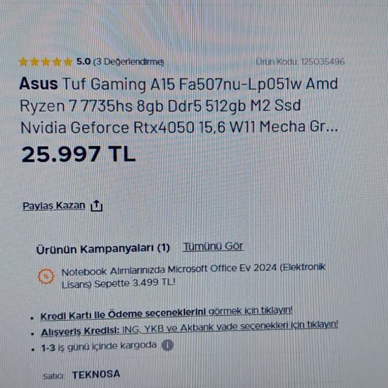 İptal Edilen Laptop Siparişi Ve Yanıtsız Bekleyiş