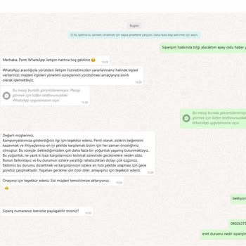 Penti'nin Online Sipariş Sürecinde İletişim Sorunu