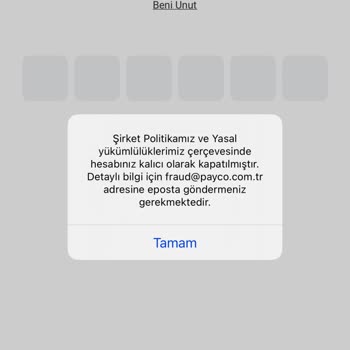 Hesabım Kapalı, Paramı Alamıyorum