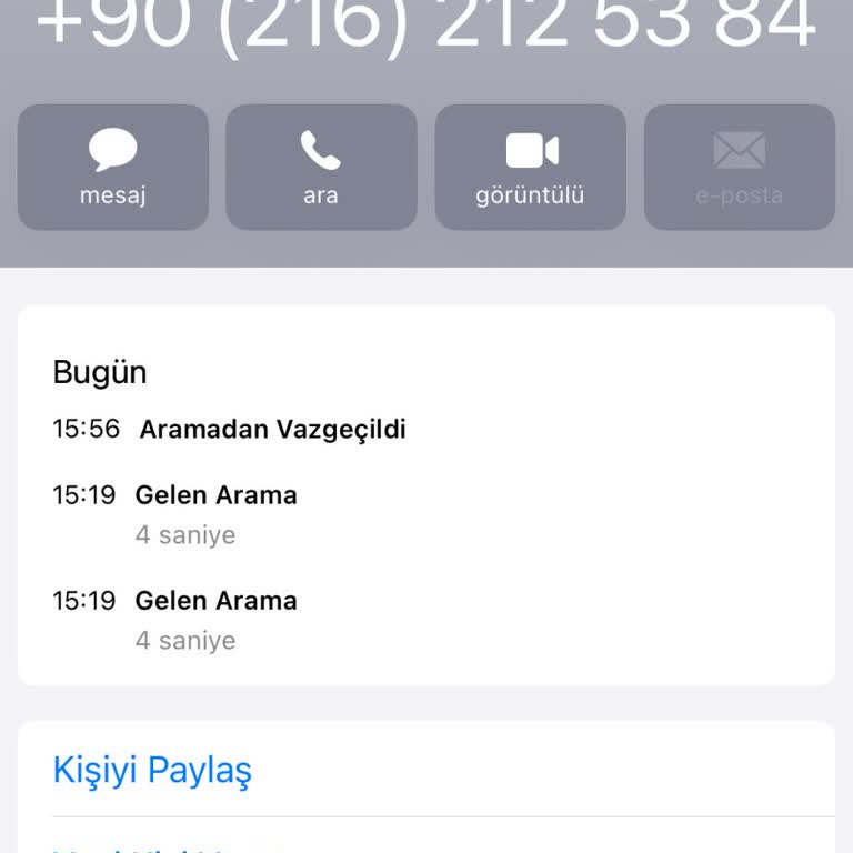 Yanıt Alınamayan Şüpheli Telefon Görüşmesi