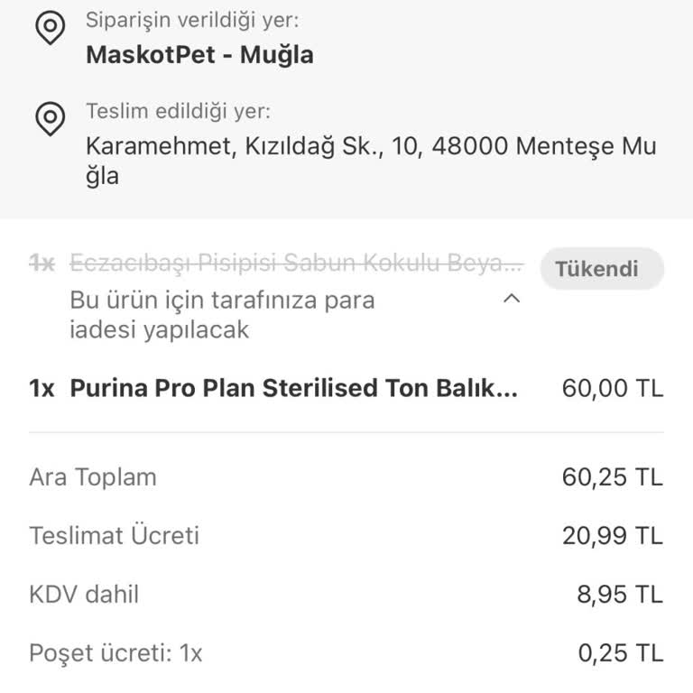 Eksik Ürün Ve Yetersiz Bilgilendirme Sorunu
