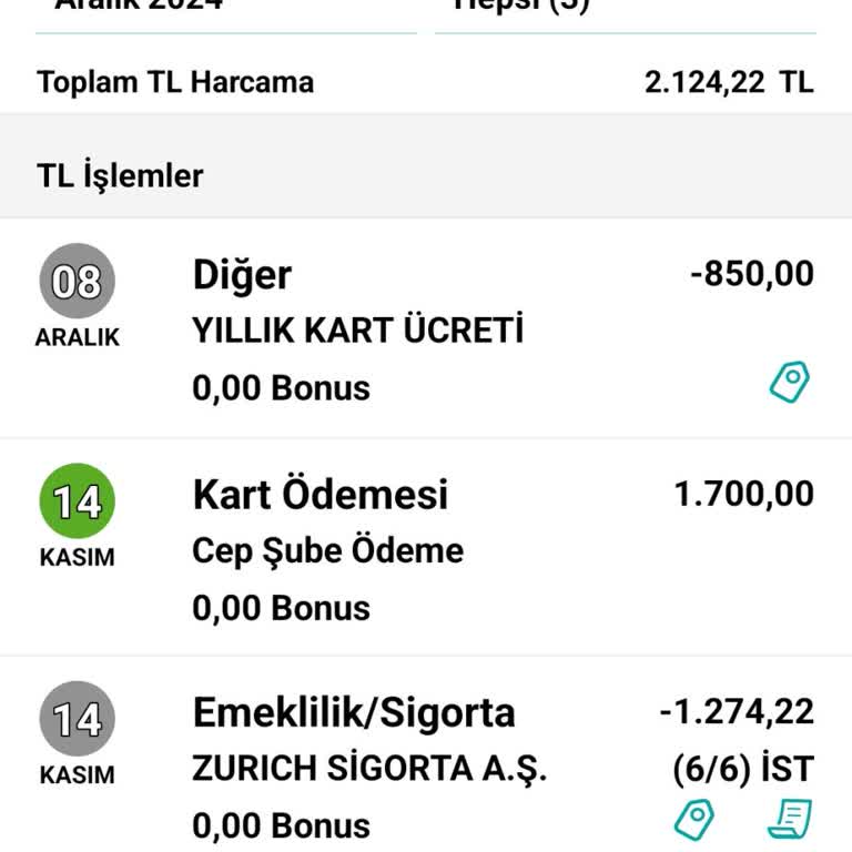 Garanti Bankası Kredi Kartı Aidat İadesi Talebi