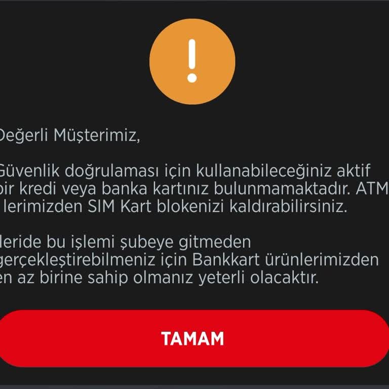 Kart Blokesi Ve Müşteri Hizmetlerine Ulaşamama Sorunu