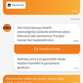 Trendyol'dan Aldığım Vileda Ürünü İçin Çözüm Bulunamıyor: Mağduriyetim Giderilmiyor!