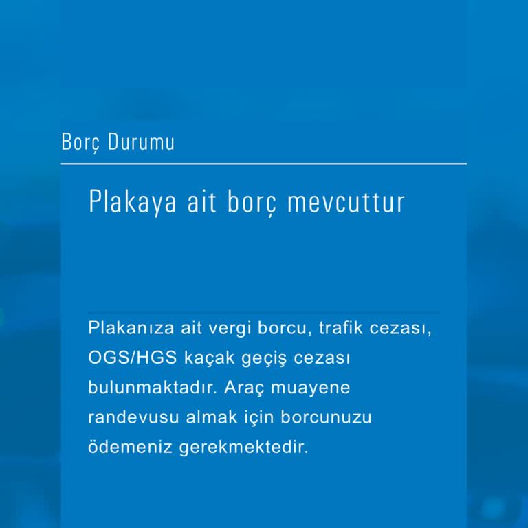 Ödenmiş Borç Nedeniyle Muayene Sorunu