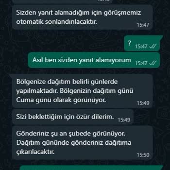 Kargo Teslimatında Gecikme Ve İletişim Eksikliği