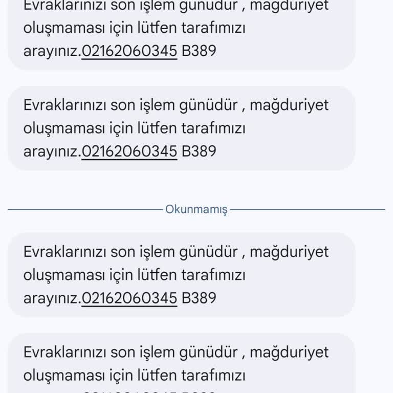 Tluzlasma (SMS) Adıyla Gelen Uzlaşma Mesajı