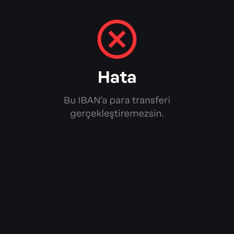 Papara Hesabımdan Iban'a Para Gönderemiyorum, Acil Yardım Lütfen